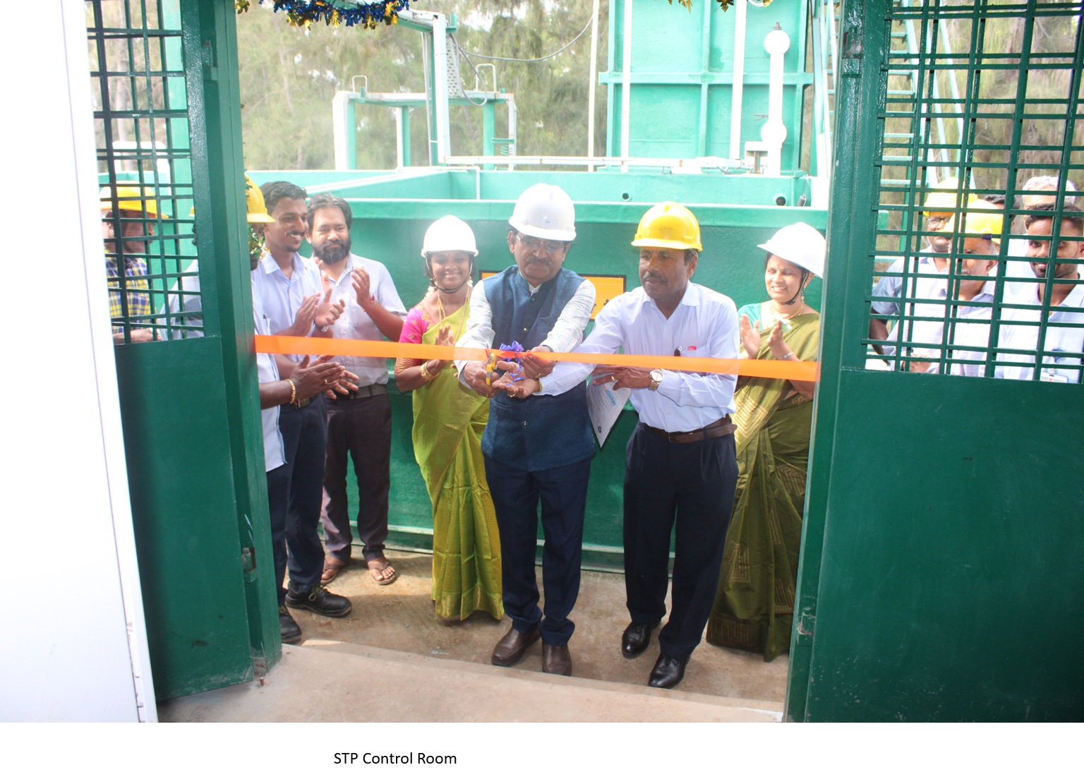 Inauguration of 25 KLD-HgSBR Sewage Treatment Plant at HWP, Tuticorin by Shri S. Satyakumar, Chairman & Chief Executive, HWB