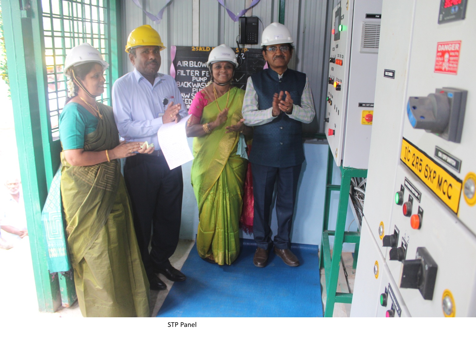 Inauguration of 25 KLD-HgSBR Sewage Treatment Plant at HWP, Tuticorin by Shri S. Satyakumar, Chairman & Chief Executive, HWB