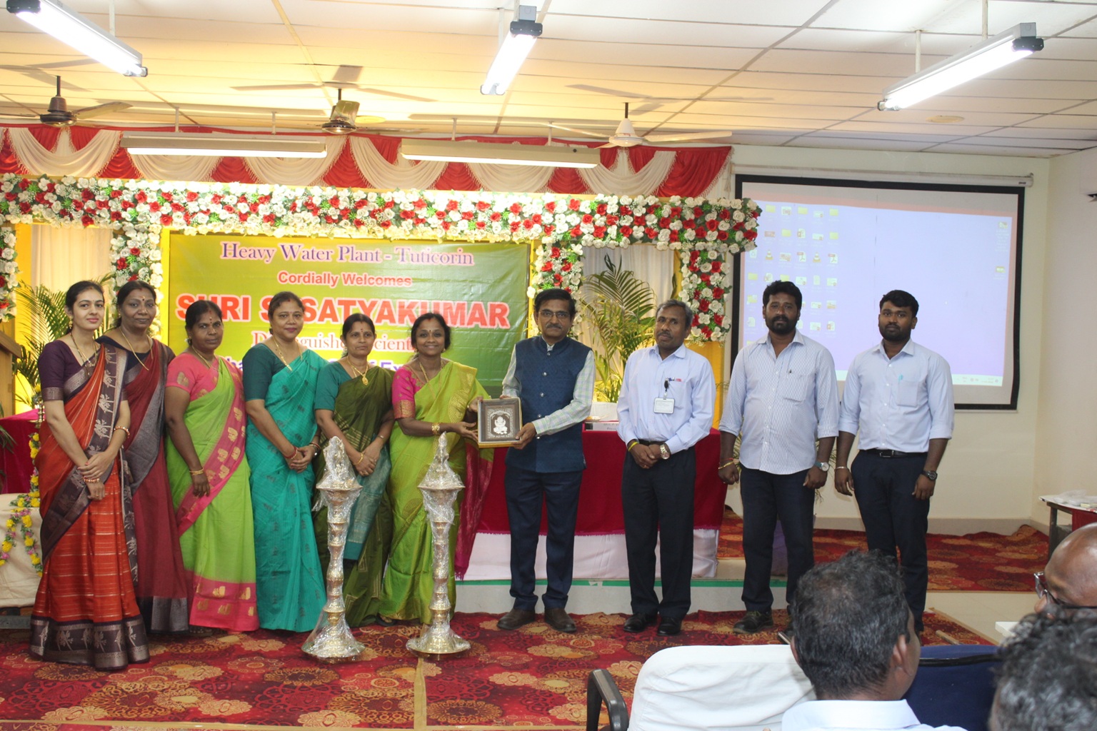 Inauguration of 25 KLD-HgSBR Sewage Treatment Plant at HWP, Tuticorin by Shri S. Satyakumar, Chairman & Chief Executive, HWB