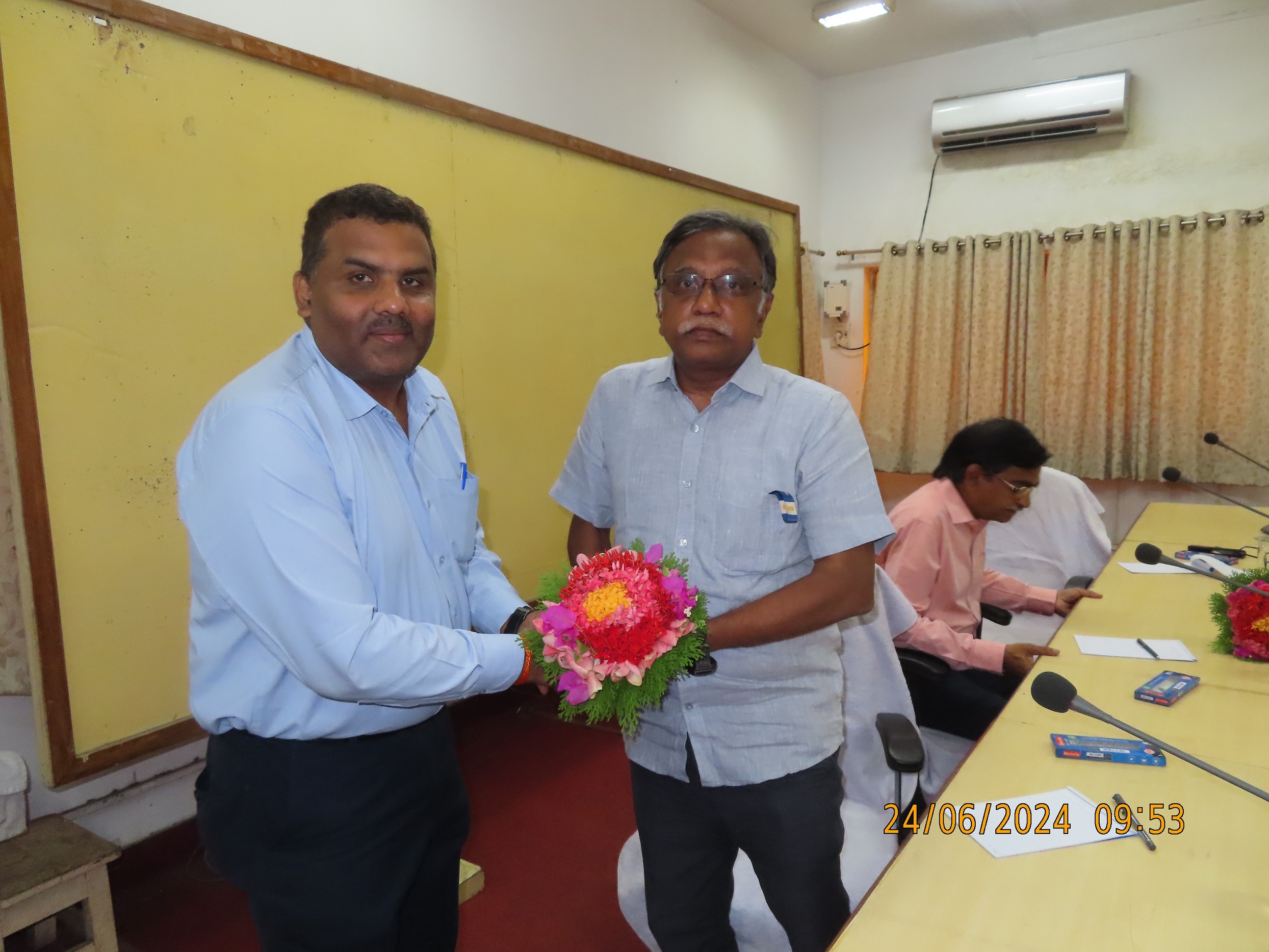 Visit of Shri S. Satyakumar, Chief Executive and Shri V.V.S.A. Prasad, Director (Operation), HWB to HWBF Talcher on 23rd & 24th June 2024