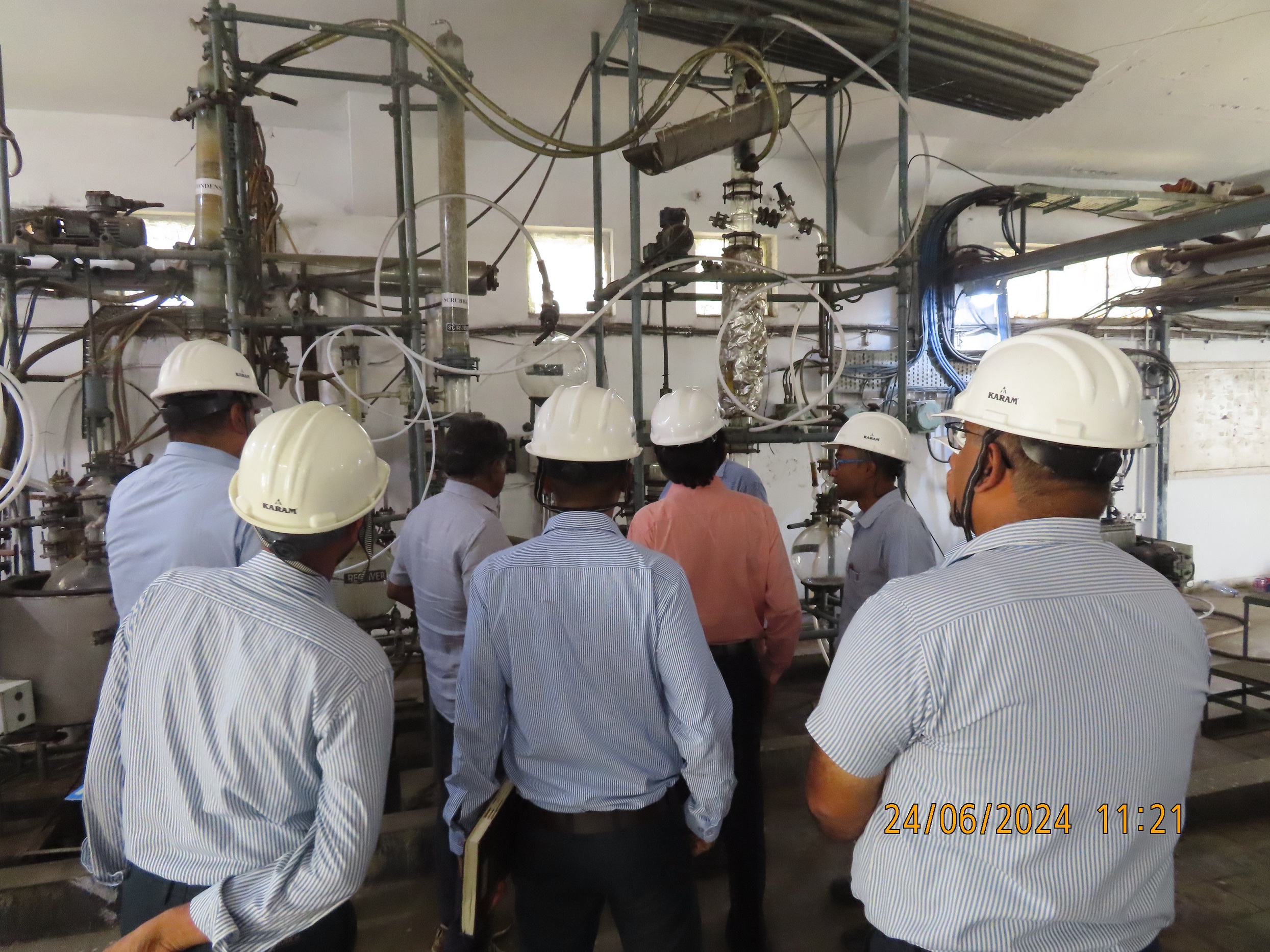 Visit of Shri S. Satyakumar, Chief Executive and Shri V.V.S.A. Prasad, Director (Operation), HWB to HWBF Talcher on 23rd & 24th June 2024