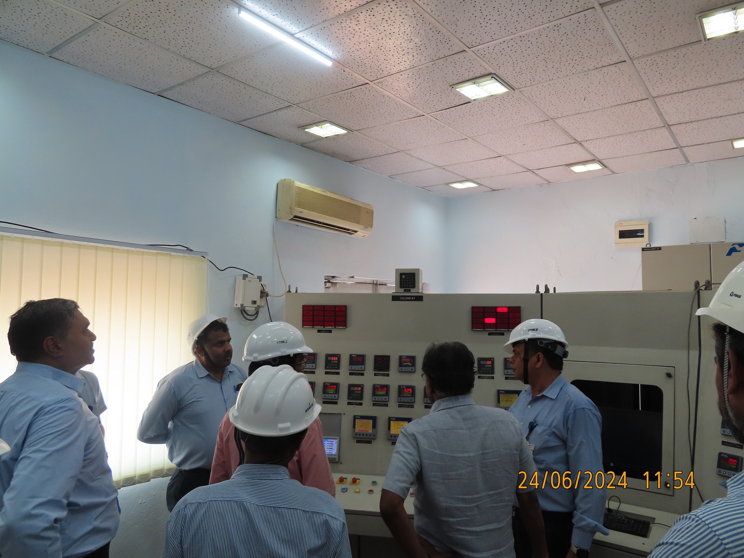 Visit of Shri S. Satyakumar, Chief Executive and Shri V.V.S.A. Prasad, Director (Operation), HWB to HWBF Talcher on 23rd & 24th June 2024