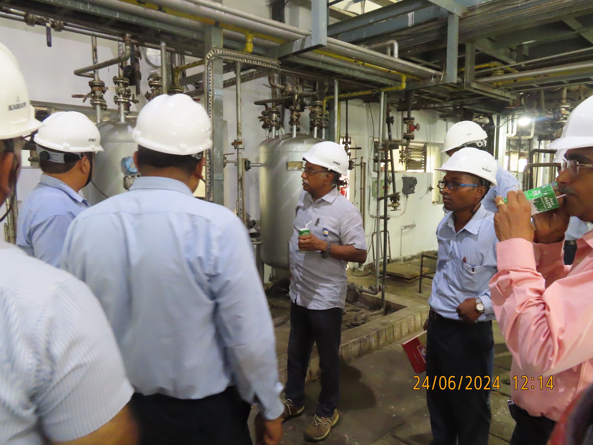 Visit of Shri S. Satyakumar, Chief Executive and Shri V.V.S.A. Prasad, Director (Operation), HWB to HWBF Talcher on 23rd & 24th June 2024