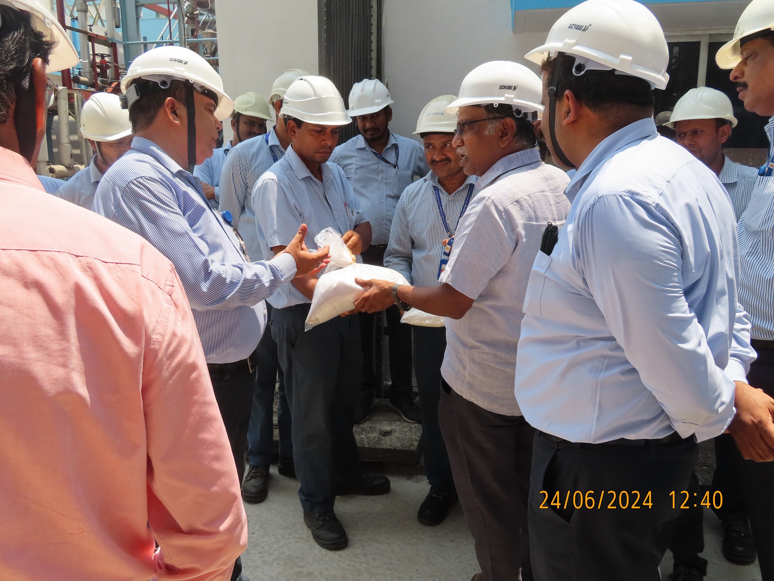 Visit of Shri S. Satyakumar, Chief Executive and Shri V.V.S.A. Prasad, Director (Operation), HWB to HWBF Talcher on 23rd & 24th June 2024