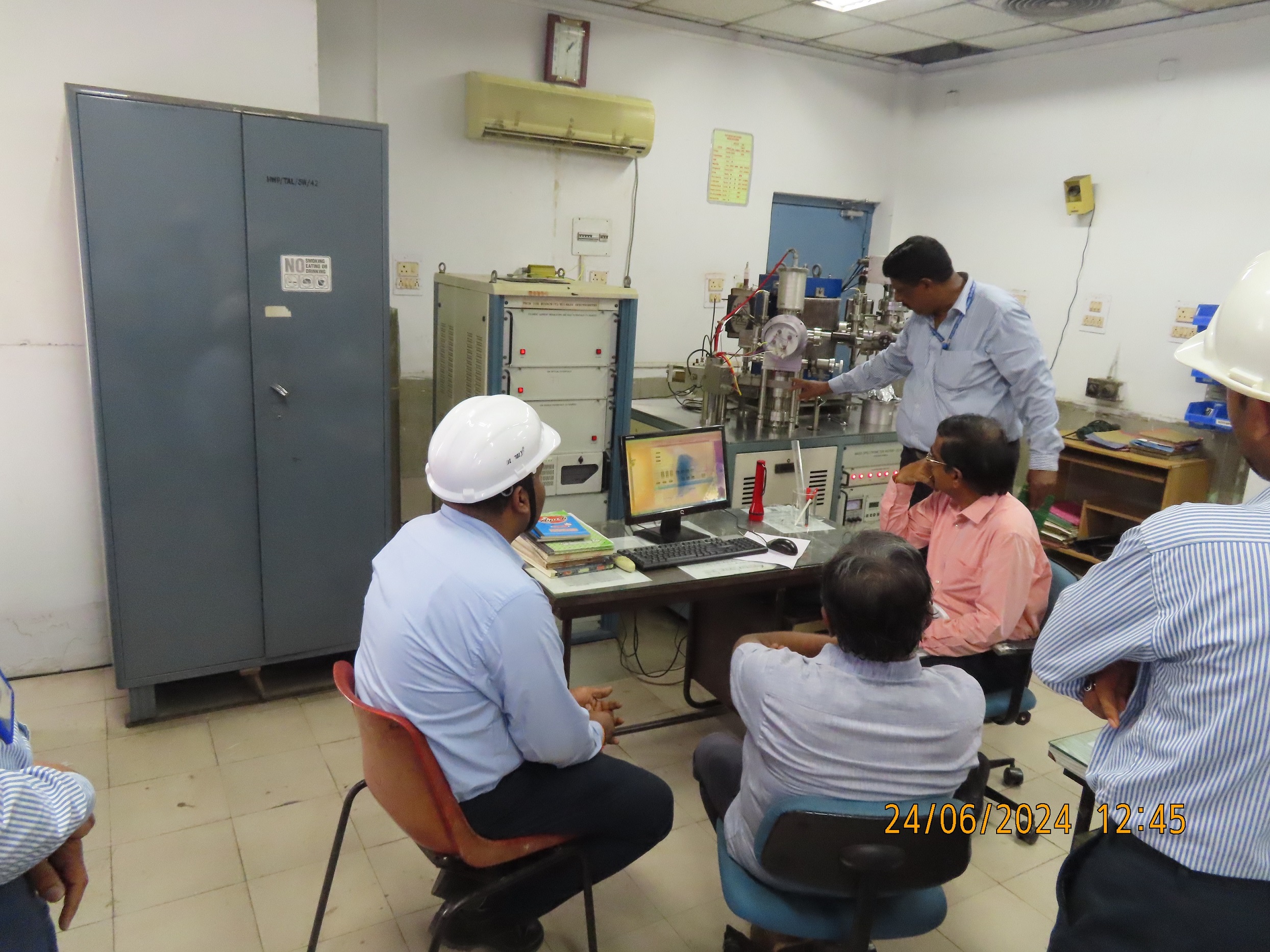 Visit of Shri S. Satyakumar, Chief Executive and Shri V.V.S.A. Prasad, Director (Operation), HWB to HWBF Talcher on 23rd & 24th June 2024