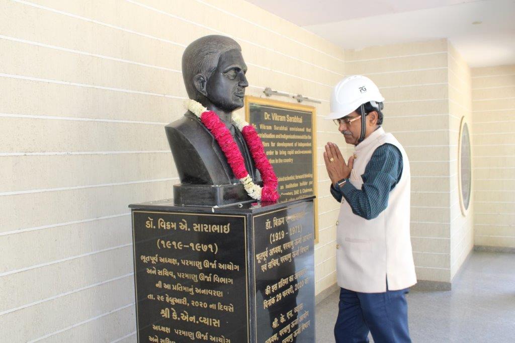 Inauguration of cold test run of Versatile Deuterated Compound Production Plant at HWBF Vadodara by Shri S. Satyakumar, Chairman & Chief Executive, HWB