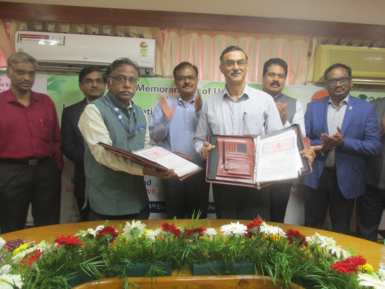 Signing of Agreement with M/s IOCL for supply and transmission of Natural Gas to HWP, Tuticorin on 4th December 2023