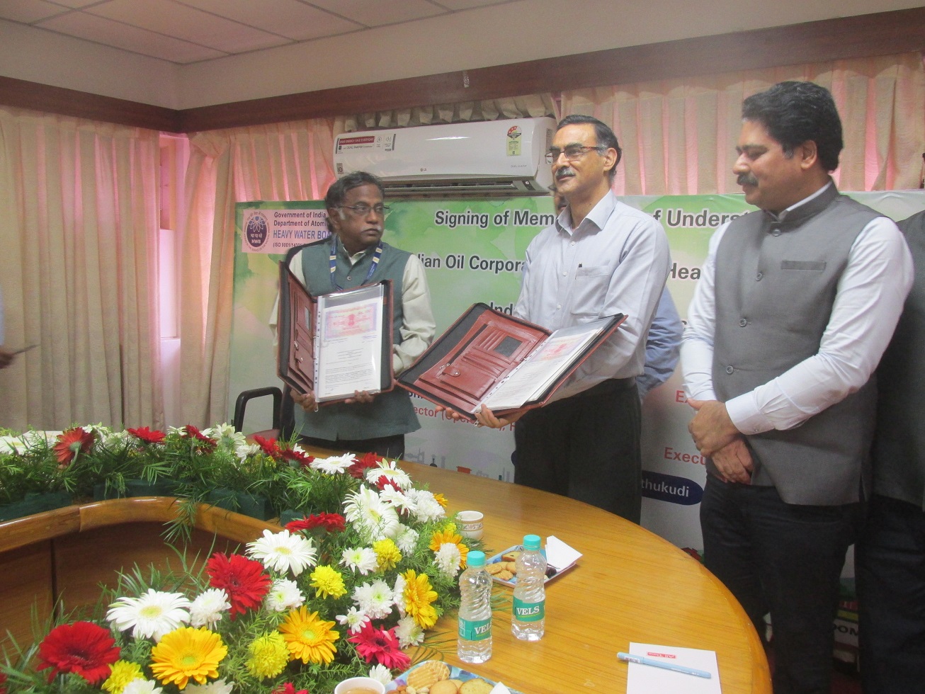 Signing of Agreement with M/s IOCL for supply and transmission of Natural Gas to HWP, Tuticorin on 4th December 2023