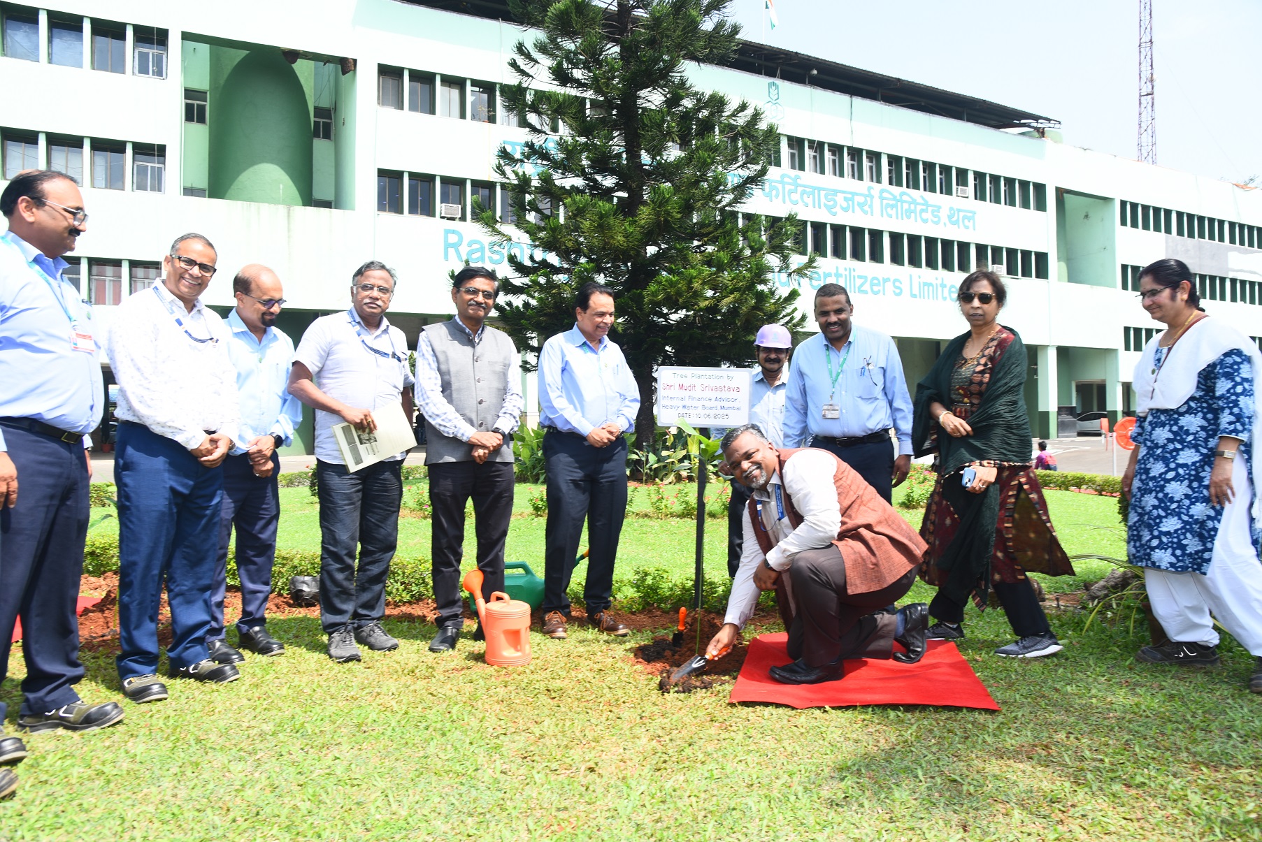 Visit of Ms Seema Jain, Member Finance, AEC to HWP, Thal on 10th June 2025 along with Shri S. Satyakumar, Chairman & Chief Executive; Shri V.V.S.A. Prasad, Director (Operation); Shri Mudit Srivastava, IFA, Heavy Water Board; Shri D.C. Ojha, OSD, HWP, Thal