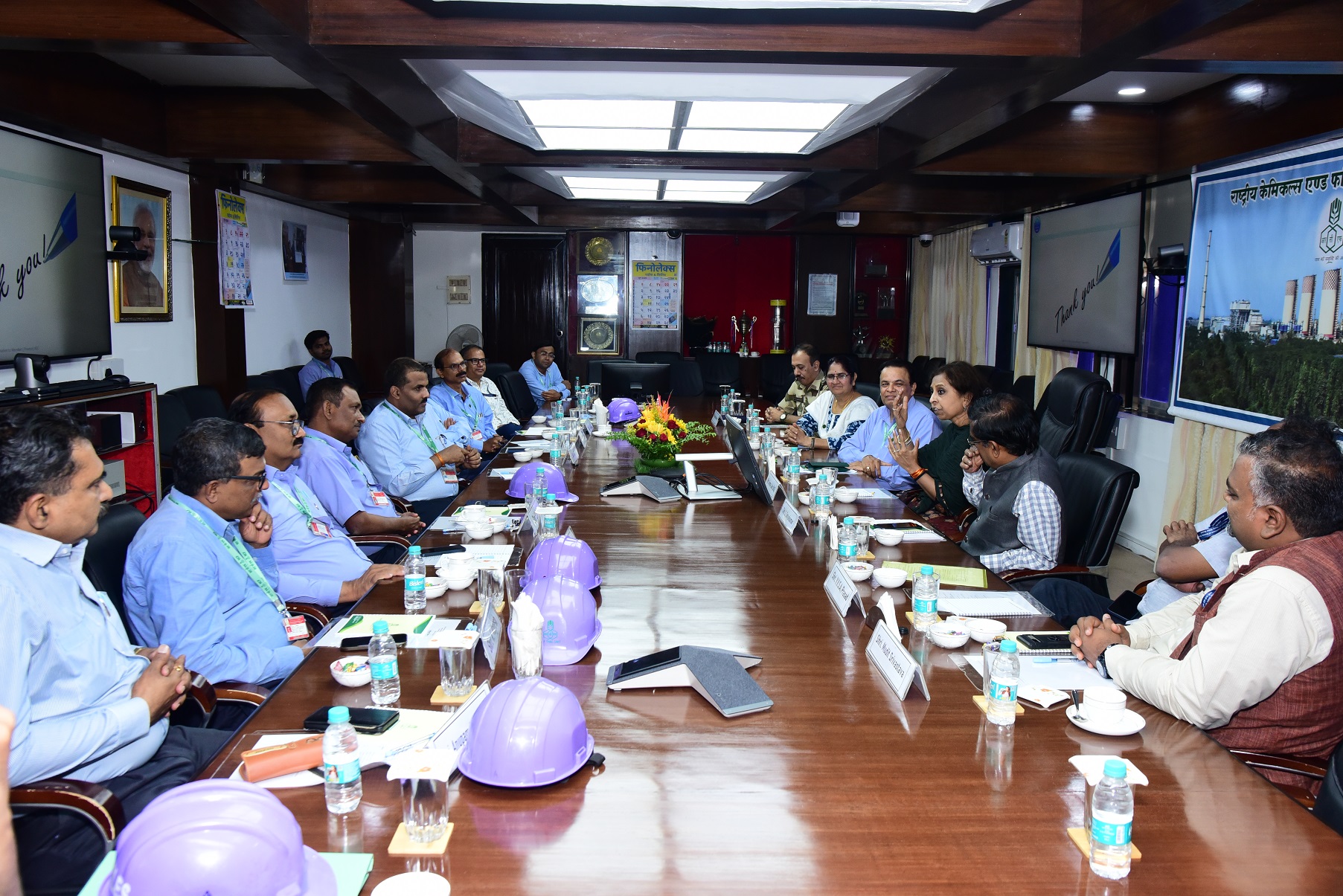 Visit of Ms Seema Jain, Member Finance, AEC to HWP, Thal on 10th June
