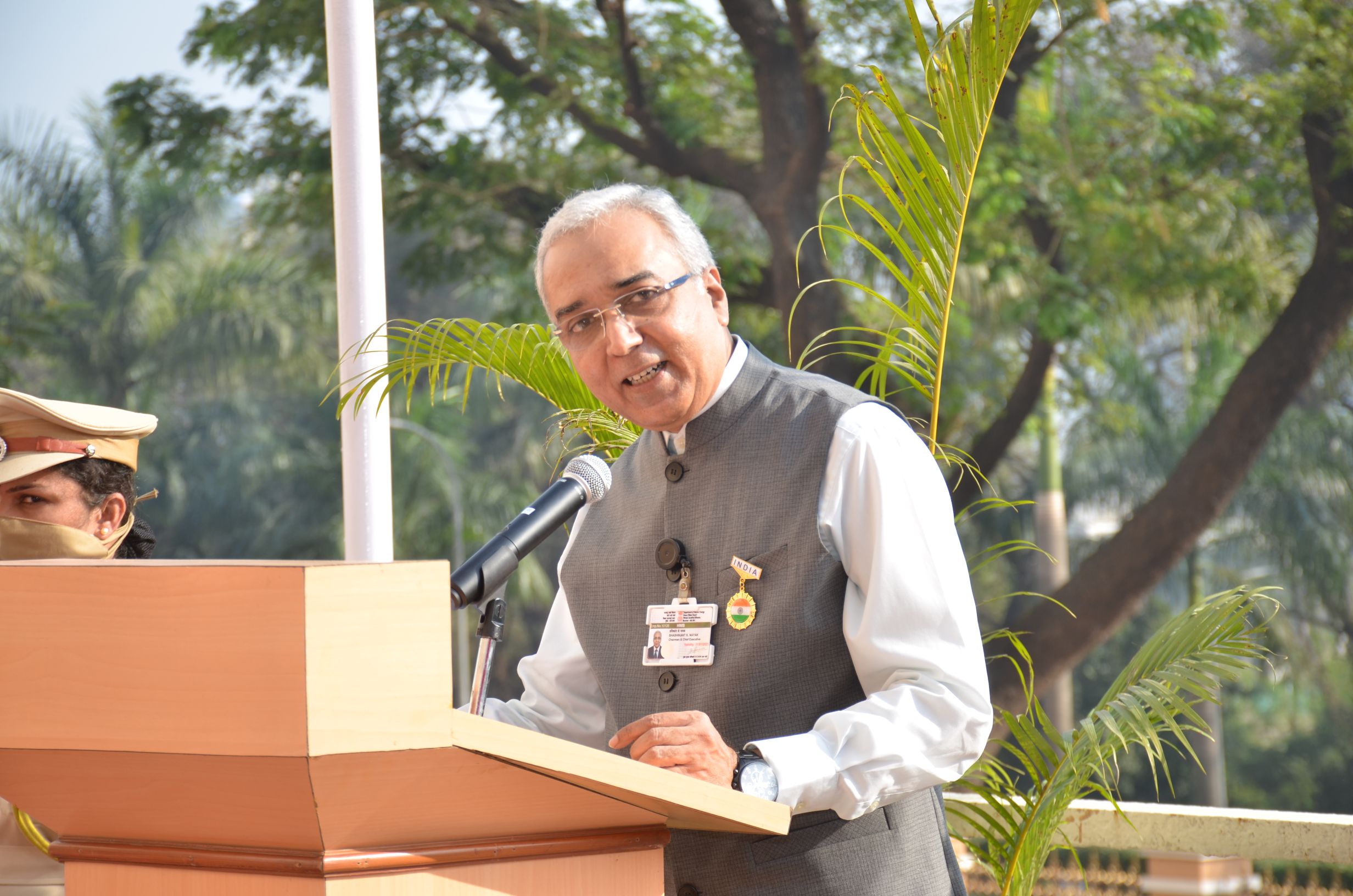 S K Nayak, CE, HWB - Chief Guest of Republic Day 2021 - Jan 26, 2021